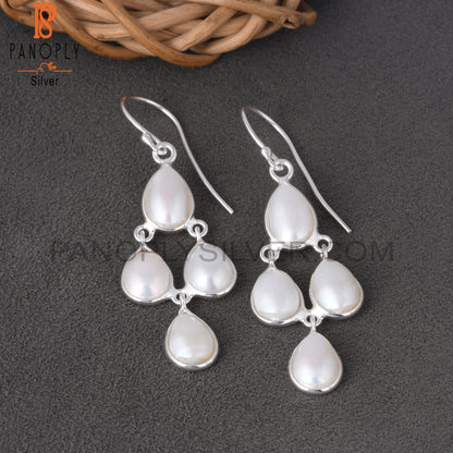 Pearl Chandelier Dangle Earrings