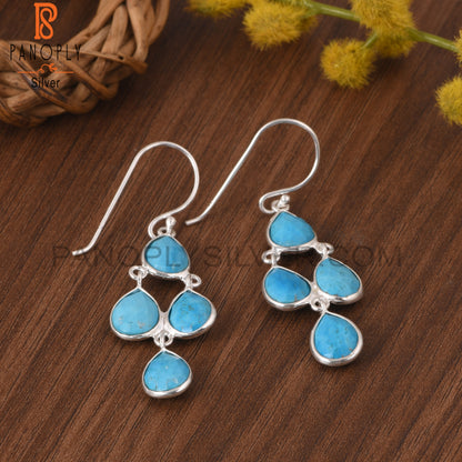 Turquoise Chandelier Earrings