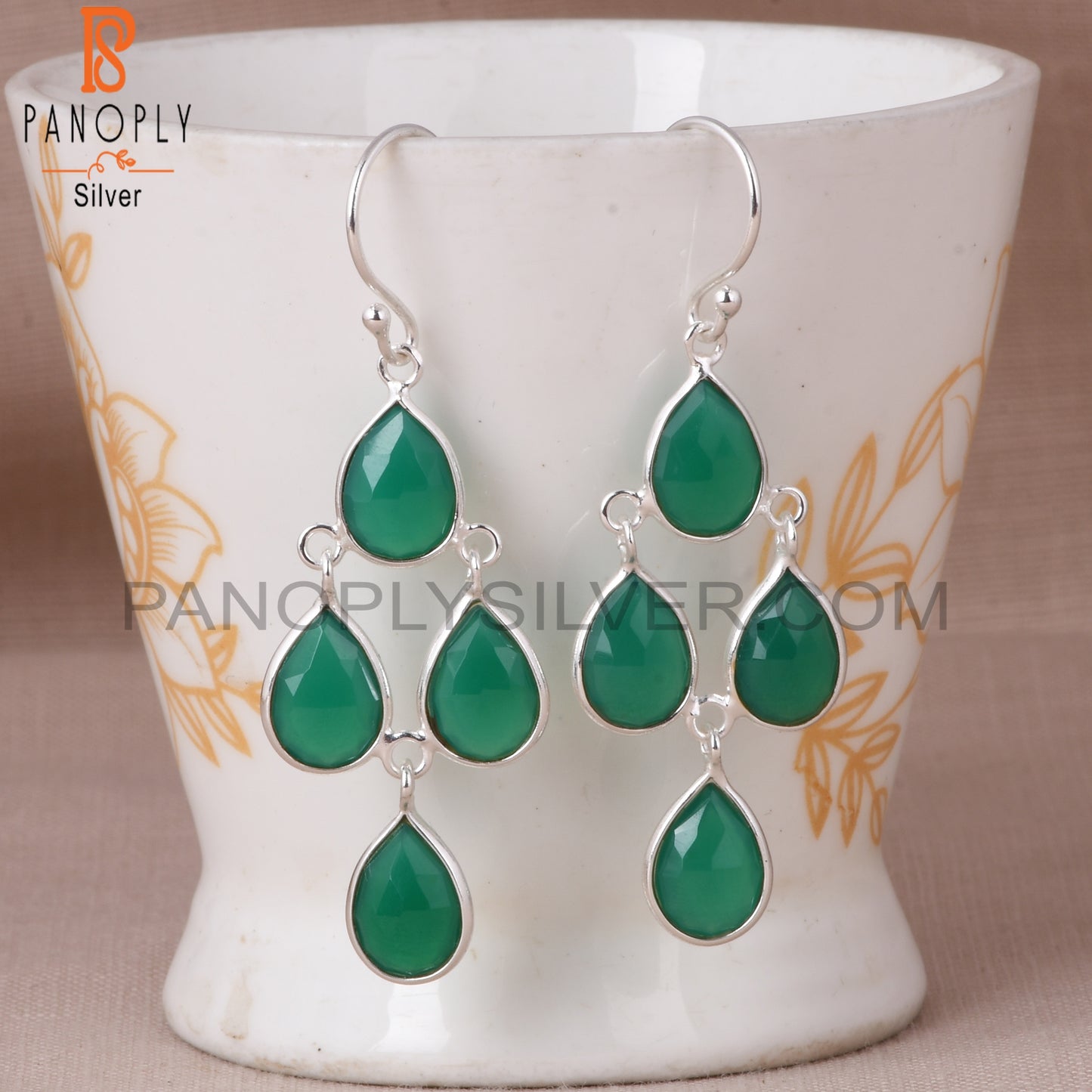 925 Sterling Silver Chandelier Earrings