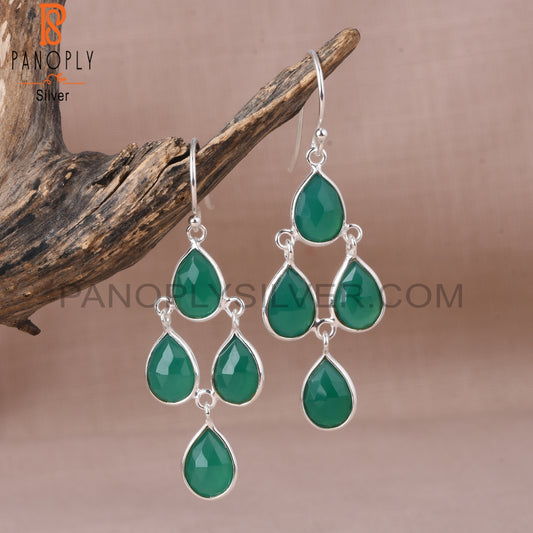 925 Sterling Silver Chandelier Earrings