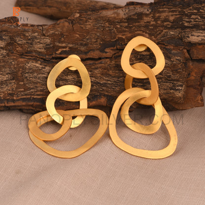 925 Silver Interlock Earrings For Women