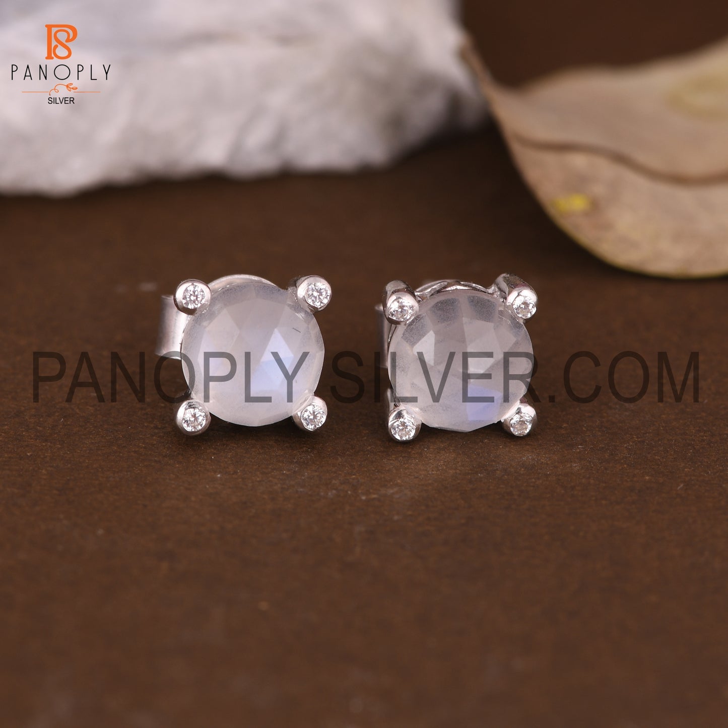 Tiny Cute Stud Rainbow And CZ Dainty Earrings For Women