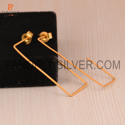 Rectangular Hoop Earring