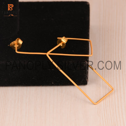 Rectangular Hoop Earring