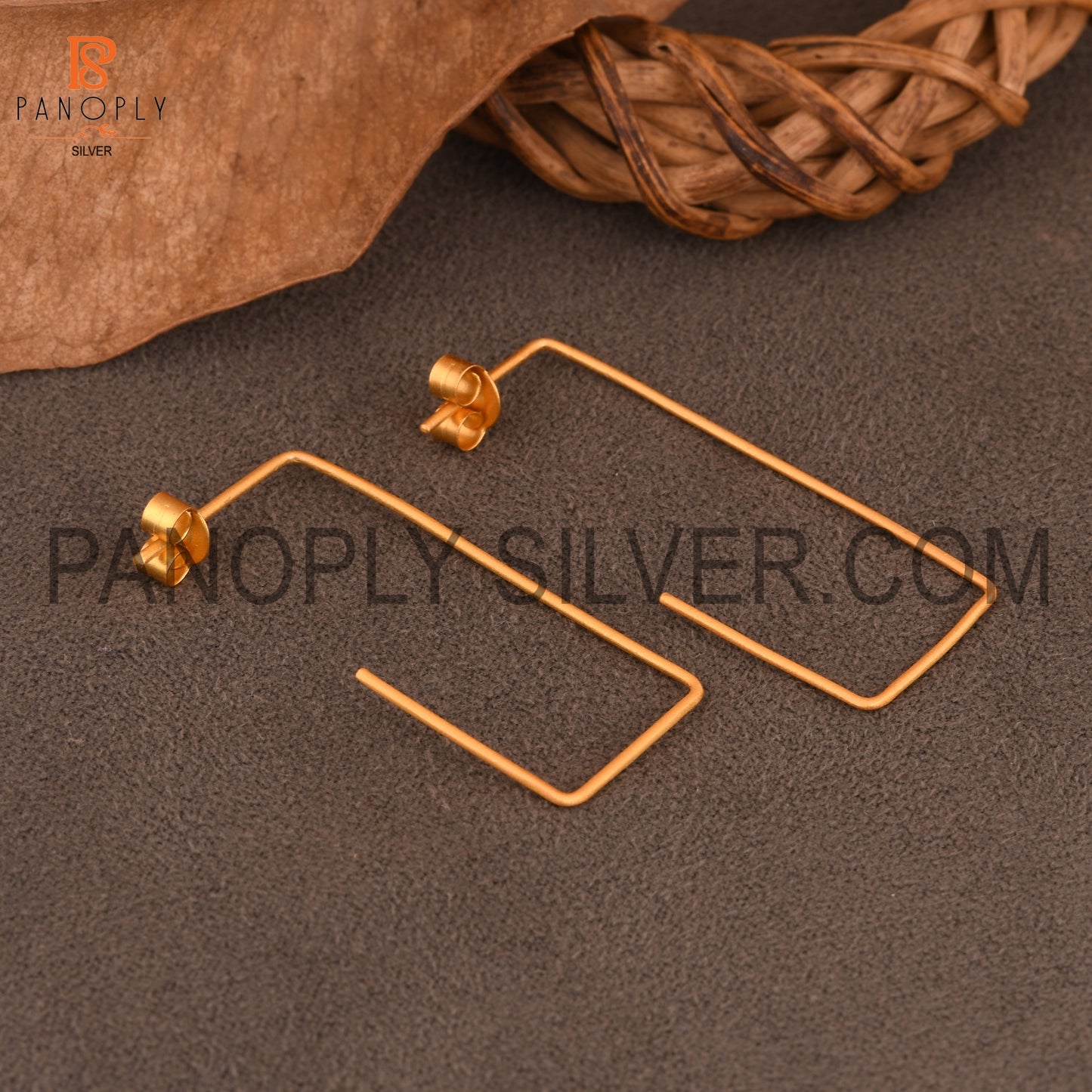 Rectangular Hoop Earring