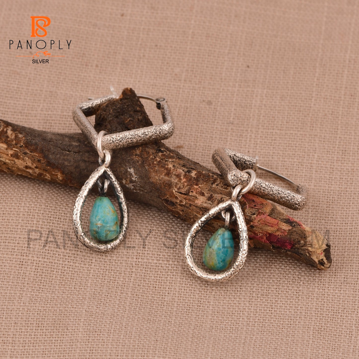 Solid 925 Silver Drop Earrings For Women