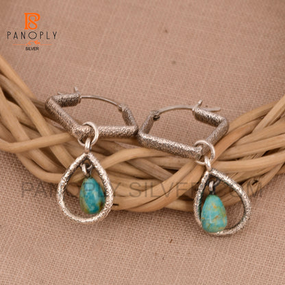 Solid 925 Silver Drop Earrings For Women