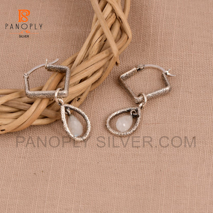 Solid 925 Silver Drop Earrings For Women