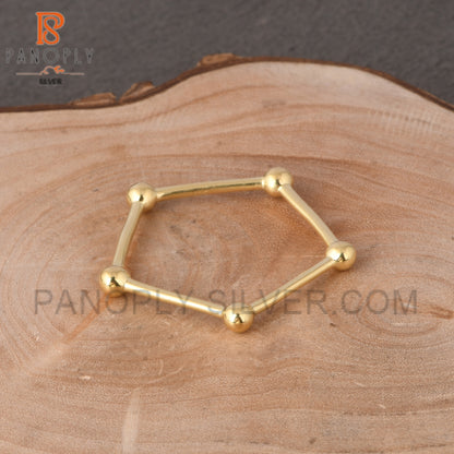 Tiny Ball Gold Plated Rings For Women