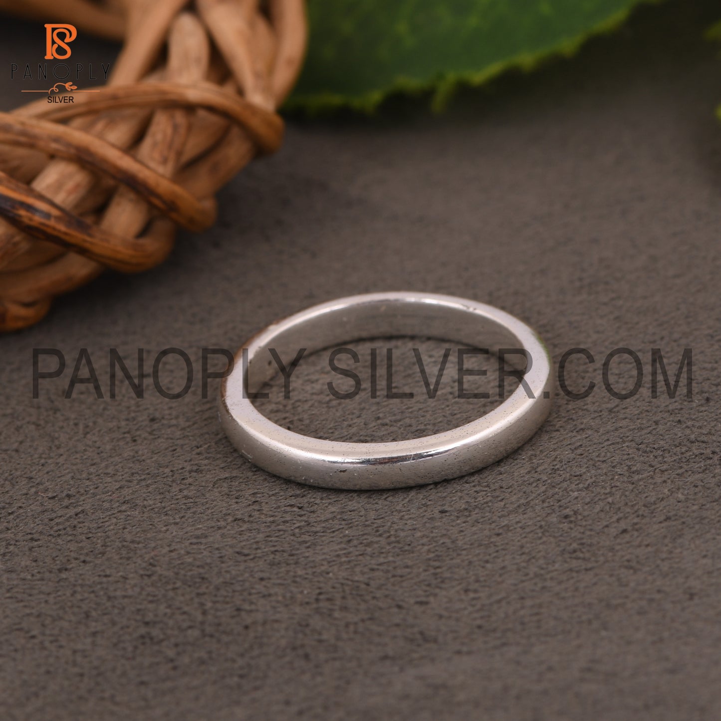 Solid 925 Silver Simple Band Thumb Ring For Men