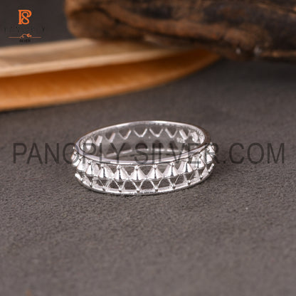 Solid 925 Sterling Silver Daily Wear Rings