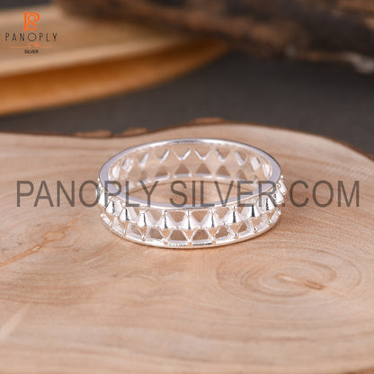 Solid 925 Sterling Silver Daily Wear Rings