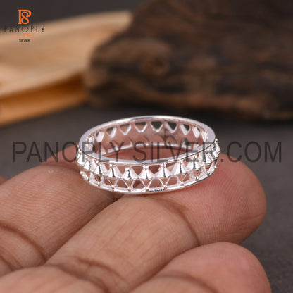 Solid 925 Sterling Silver Daily Wear Rings