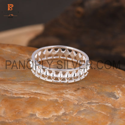 Solid 925 Sterling Silver Daily Wear Rings