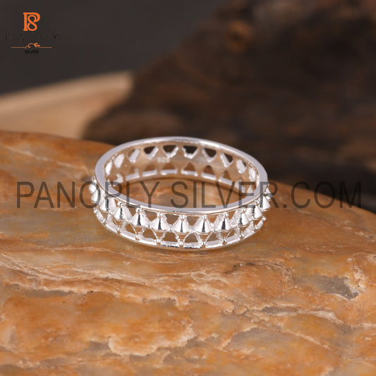 Solid 925 Sterling Silver Daily Wear Rings