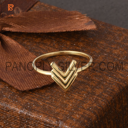 Down arrow minimalist ring special gift cute ring