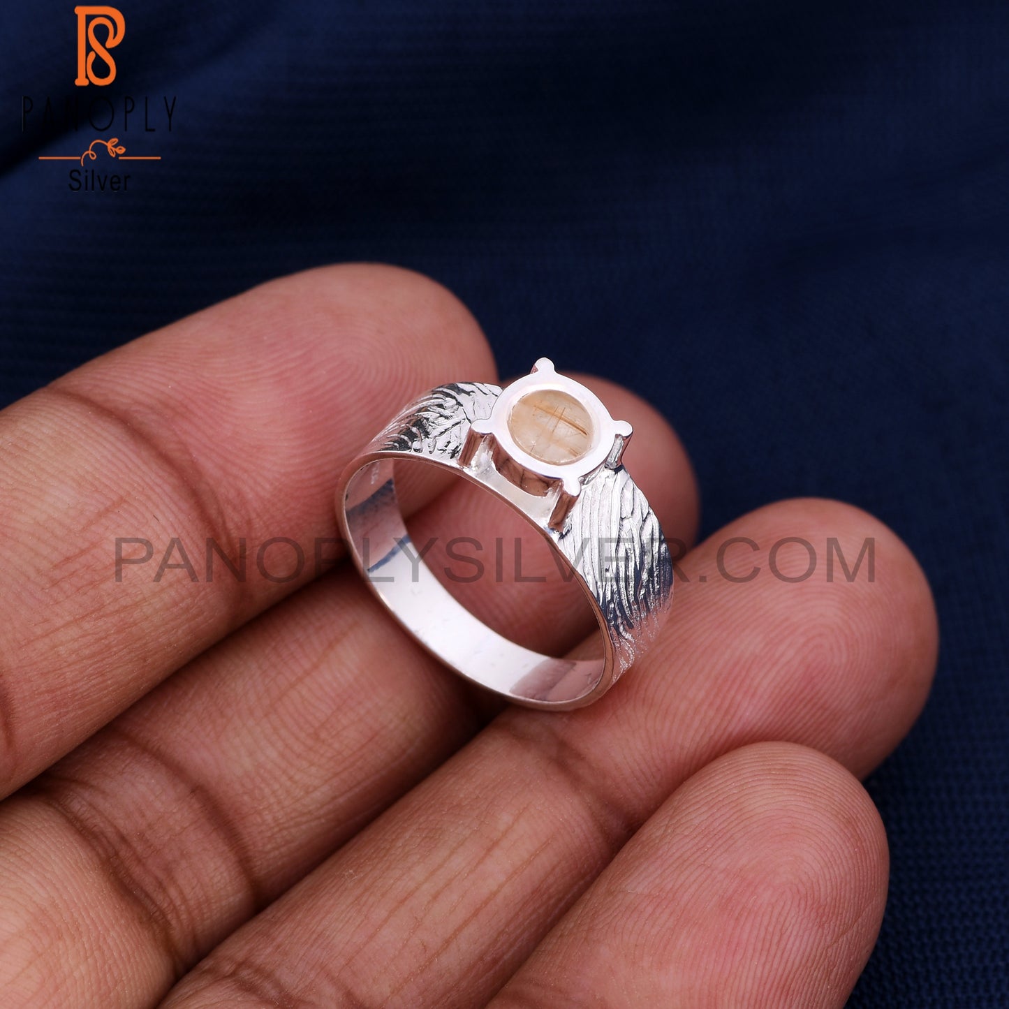 925 Quality Silver Dom Band Rings For Mens