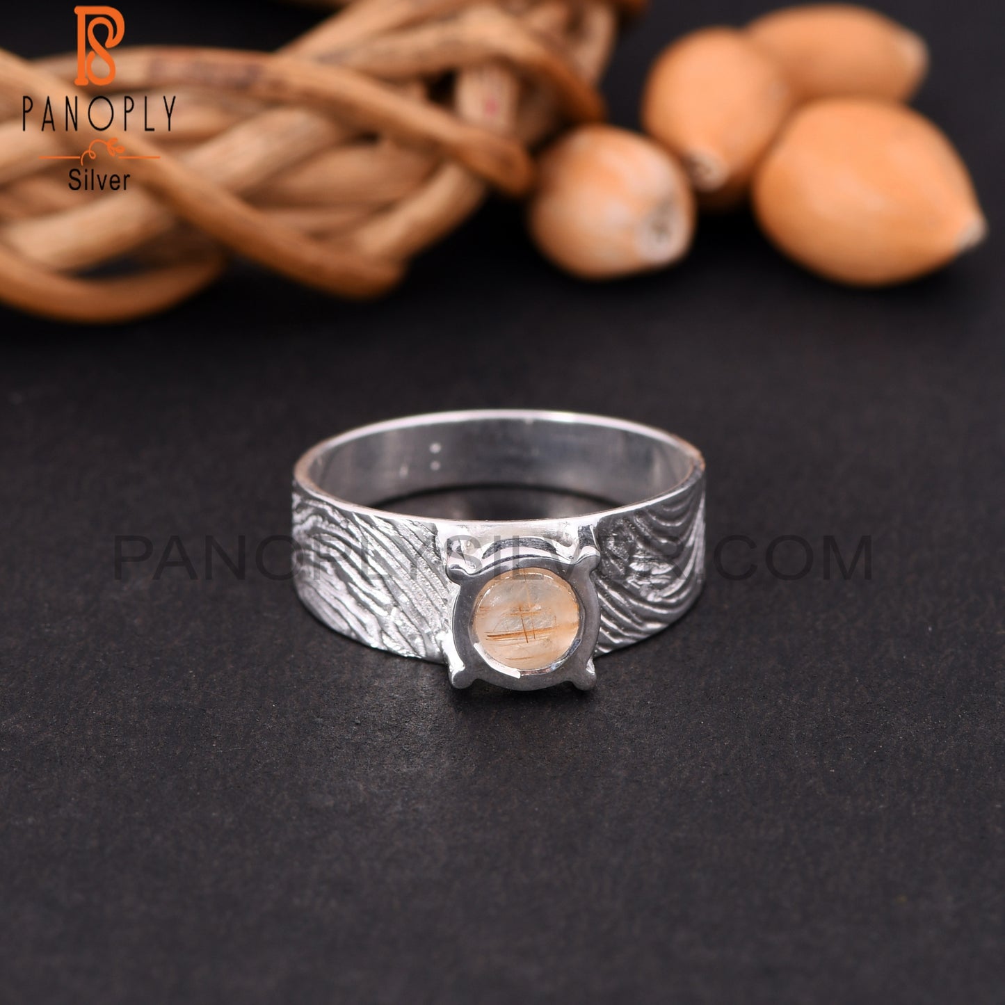 925 Quality Silver Dom Band Rings For Mens