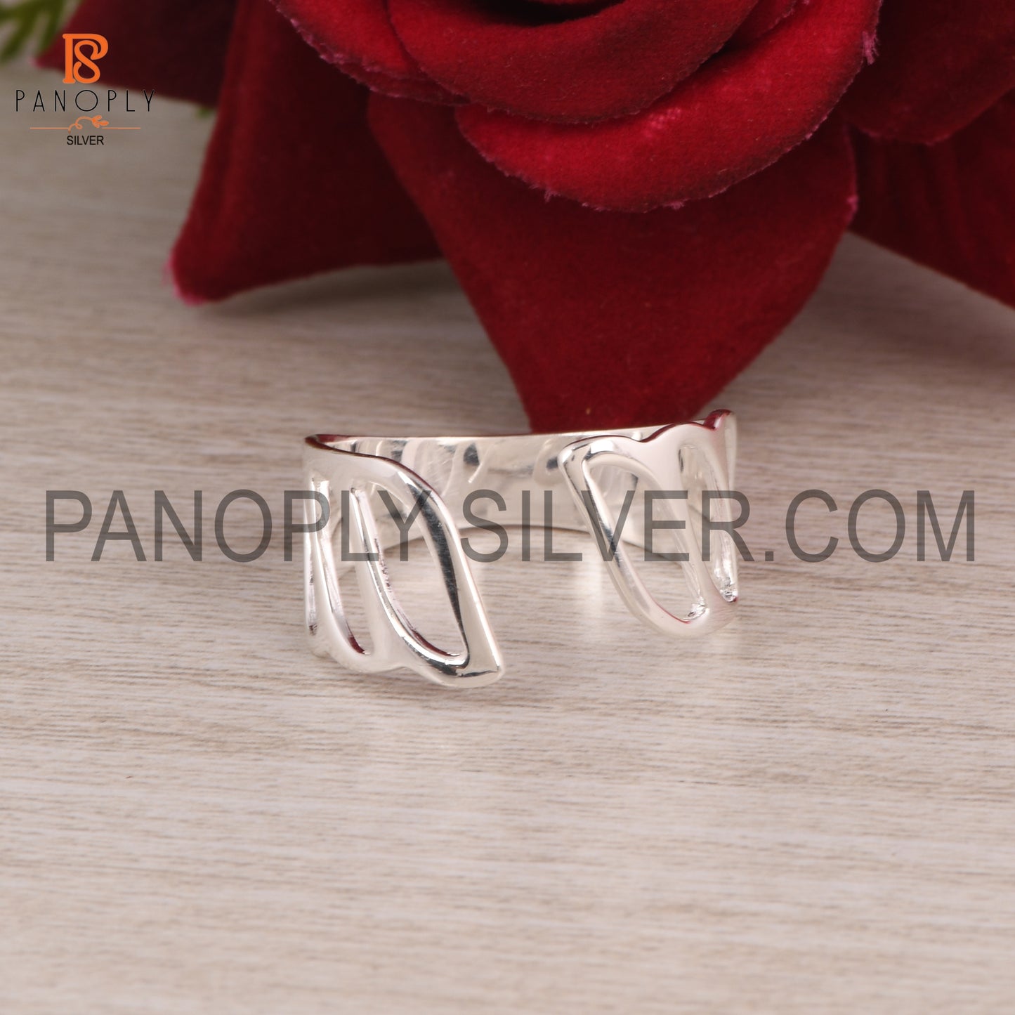 Solid 925 Silver Adjustable Rings