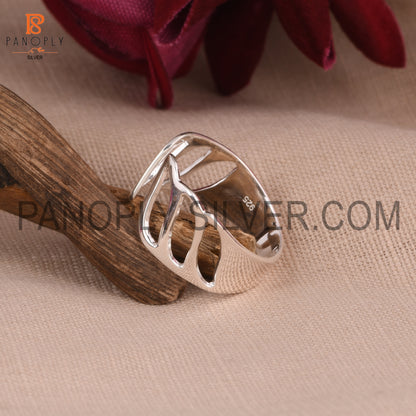 Solid 925 Silver Adjustable Rings