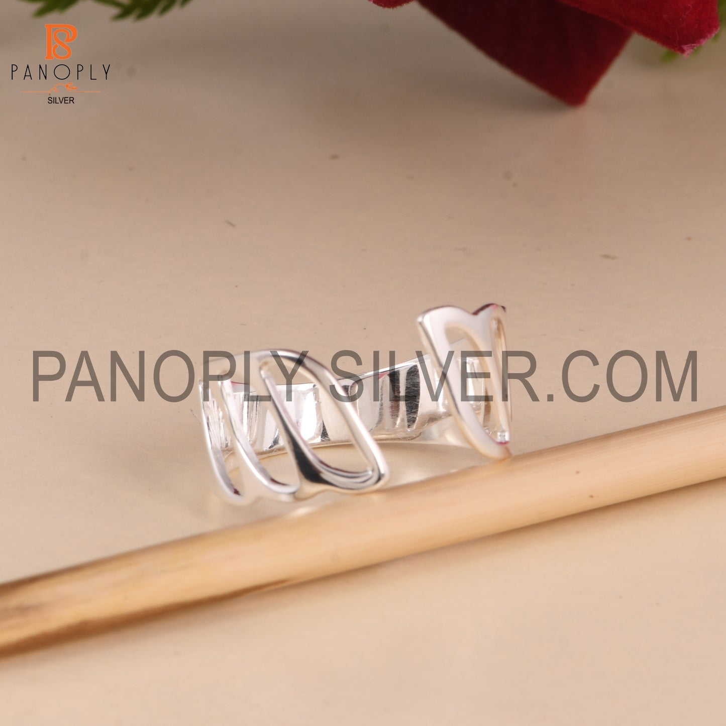 Solid 925 Silver Adjustable Rings