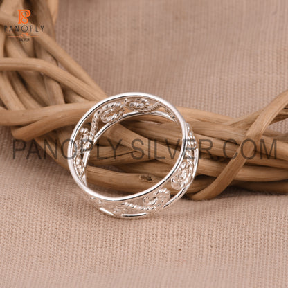 925 Silver Spiral Thumb Rings For Women