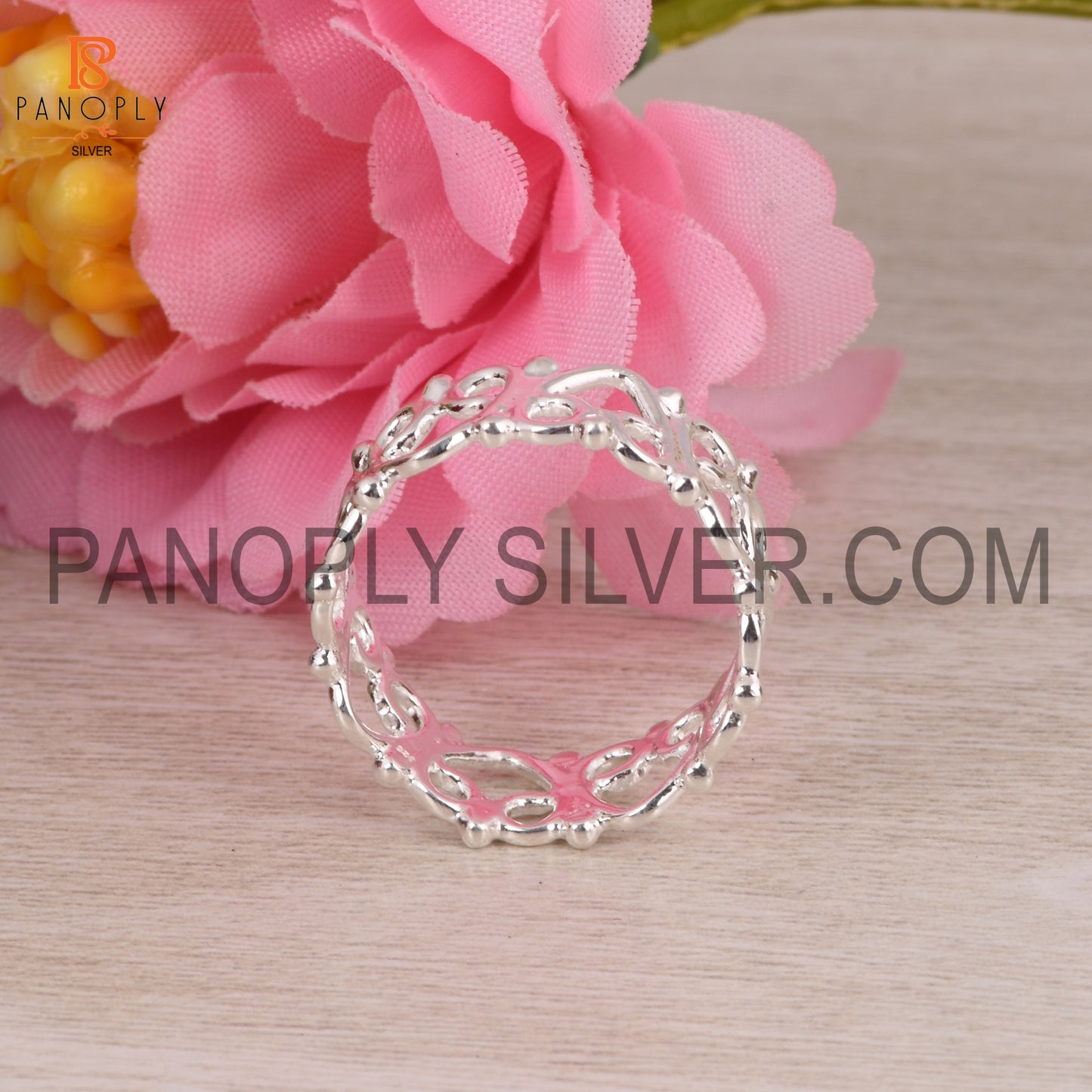 Eternity Heart Shape Thumb Ring For Mother