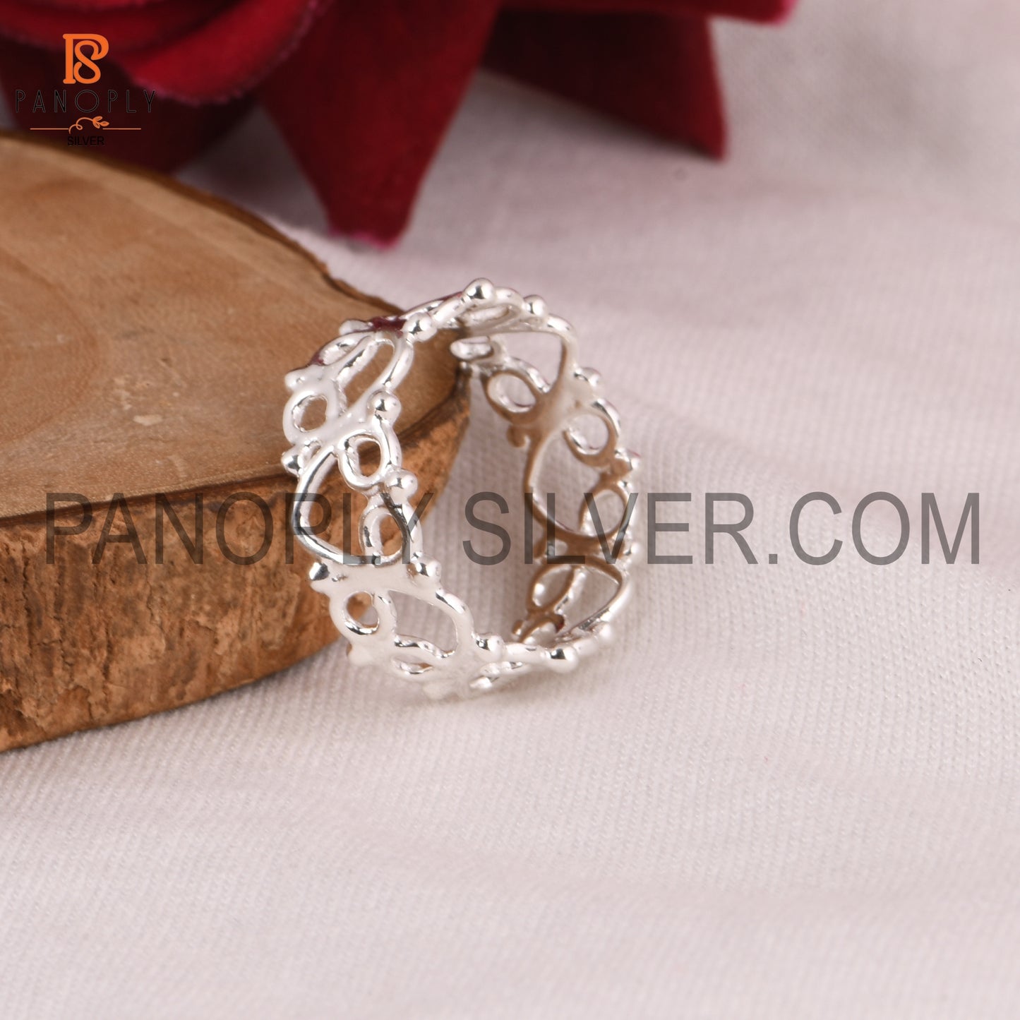 Eternity Heart Shape Thumb Ring For Mother