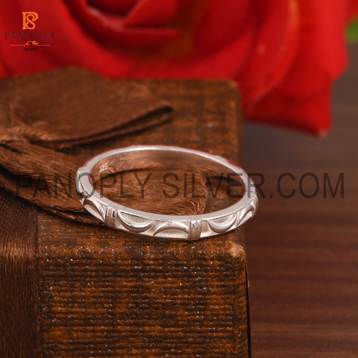 Eternity Moon Ring – Elegant Silver & Moonstone Jewelry