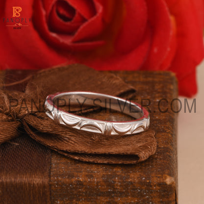 Eternity Moon Ring – Elegant Silver & Moonstone Jewelry