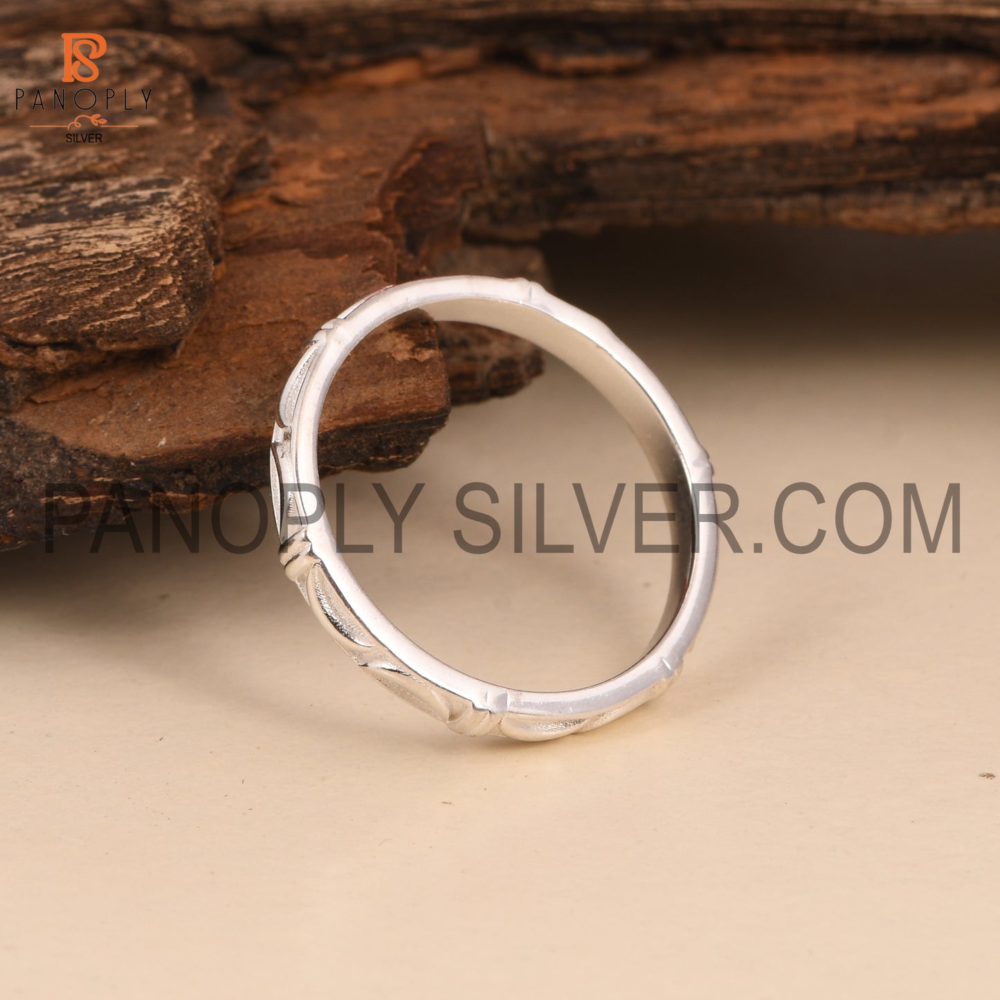 Eternity Moon Ring – Elegant Silver & Moonstone Jewelry