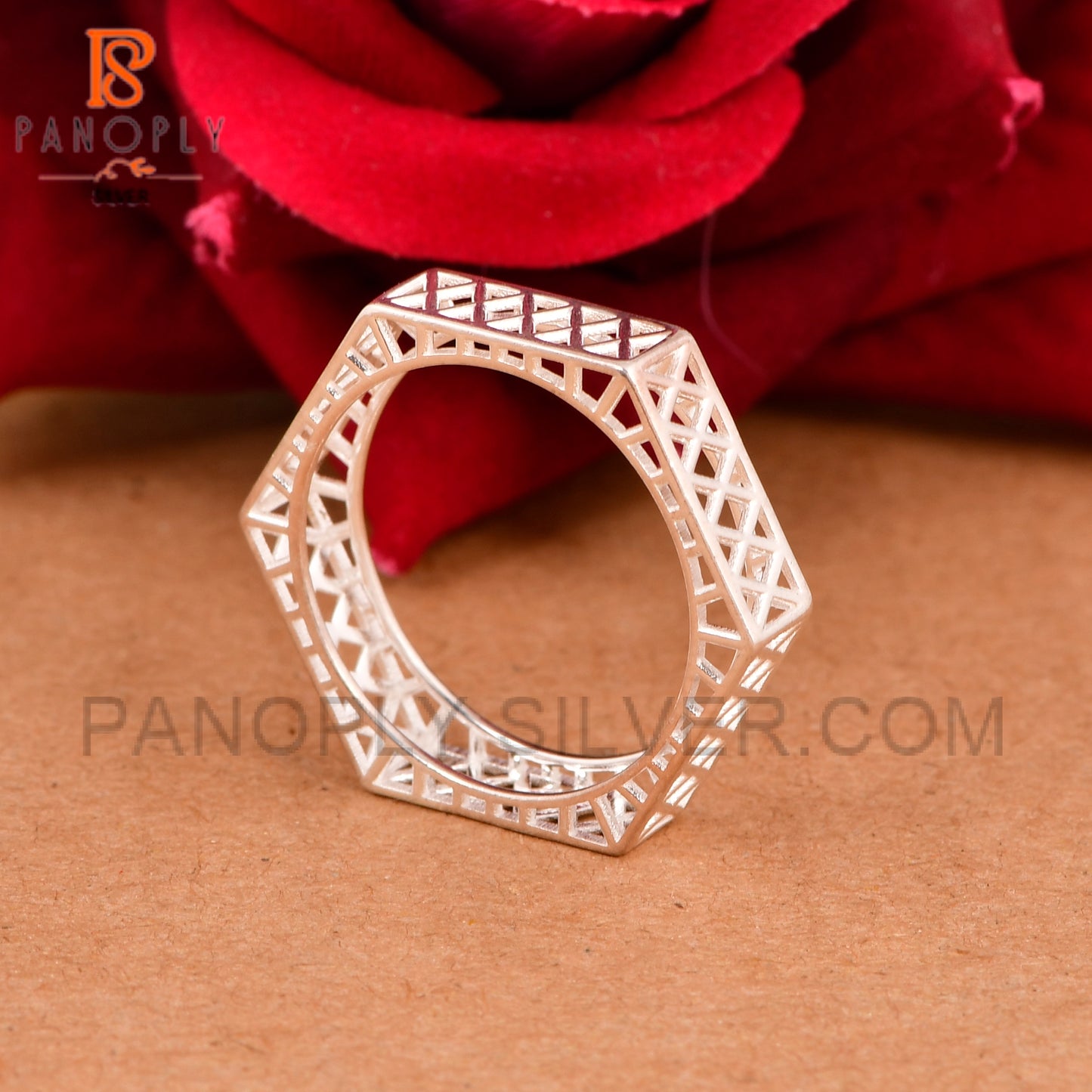 925 silver River Bridge Jewelry Rings For Women