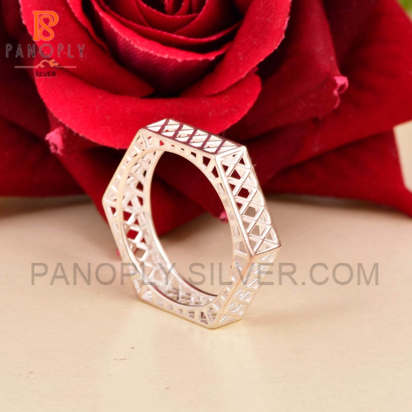 925 silver River Bridge Jewelry Rings For Women