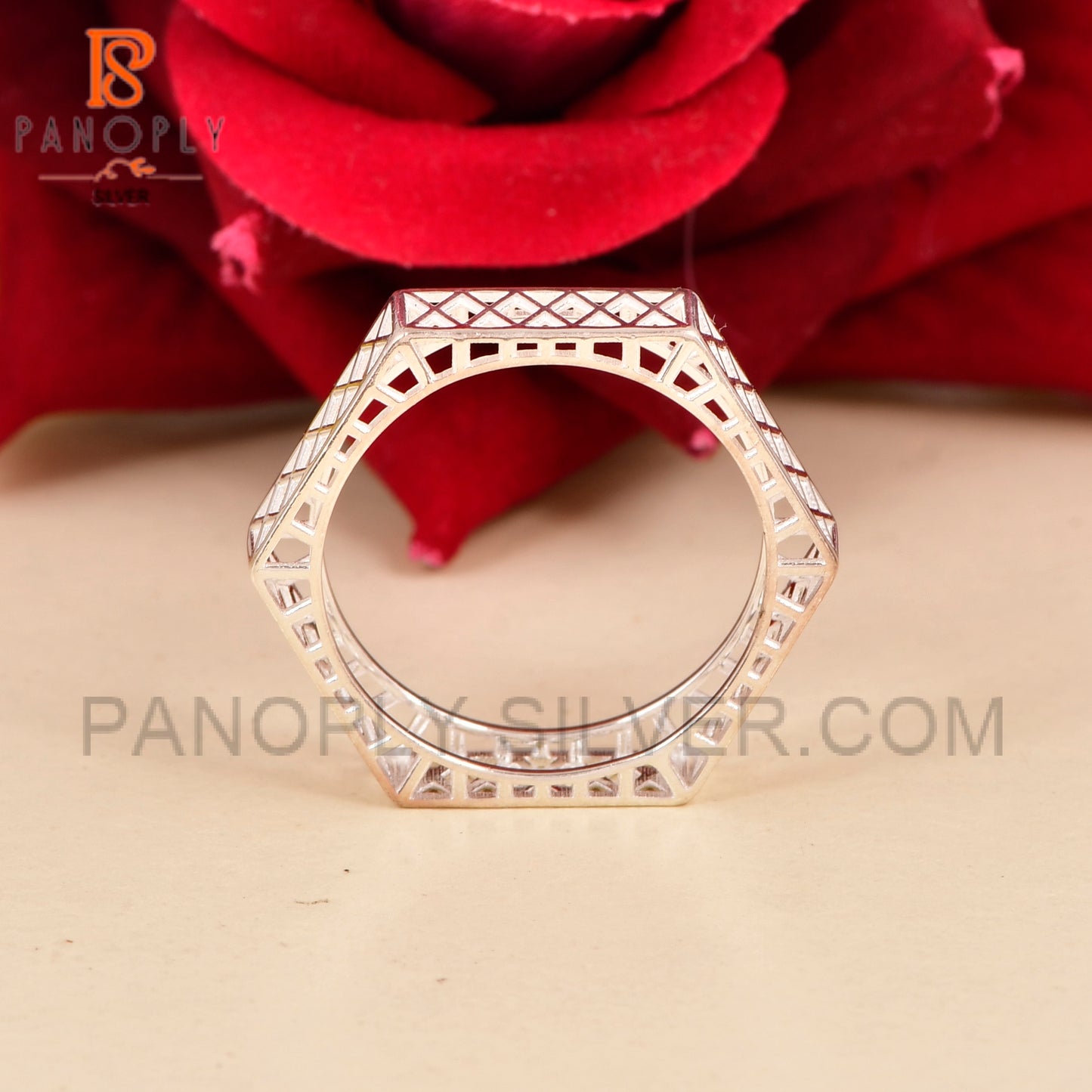 925 silver River Bridge Jewelry Rings For Women