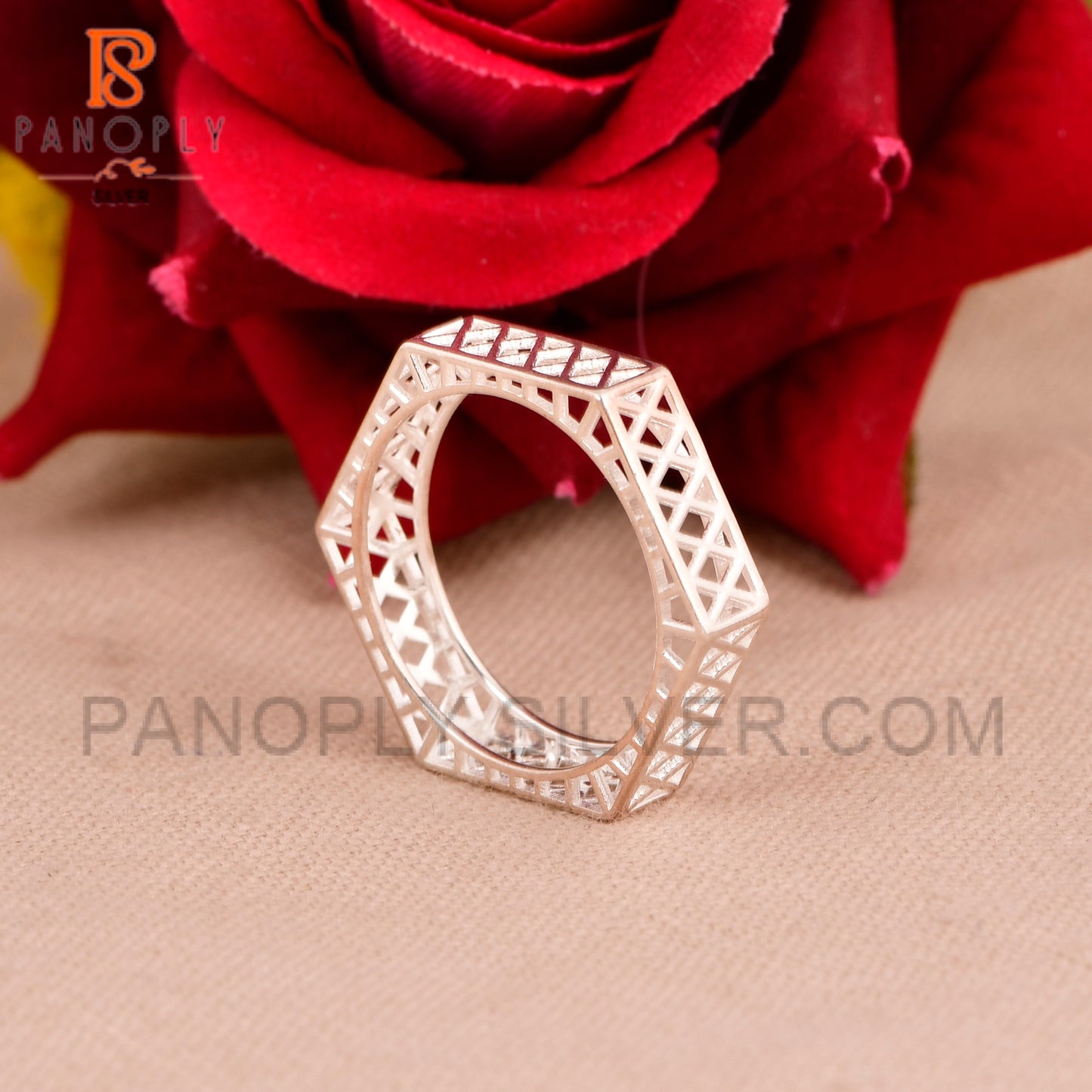 925 silver River Bridge Jewelry Rings For Women