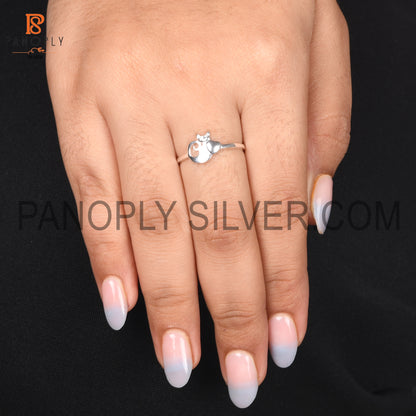 925 Silver Cat Rings For Women Daily Wear Rings