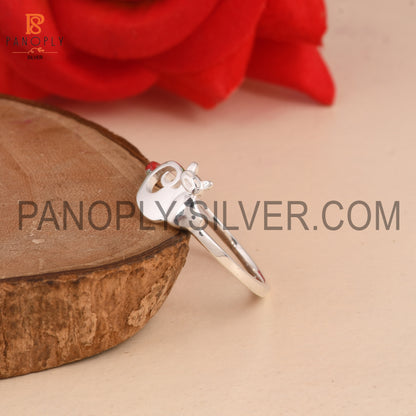 925 Silver Cat Rings For Women Daily Wear Rings