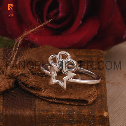 Star 925 Silver Beautiful Gift For Love Rings