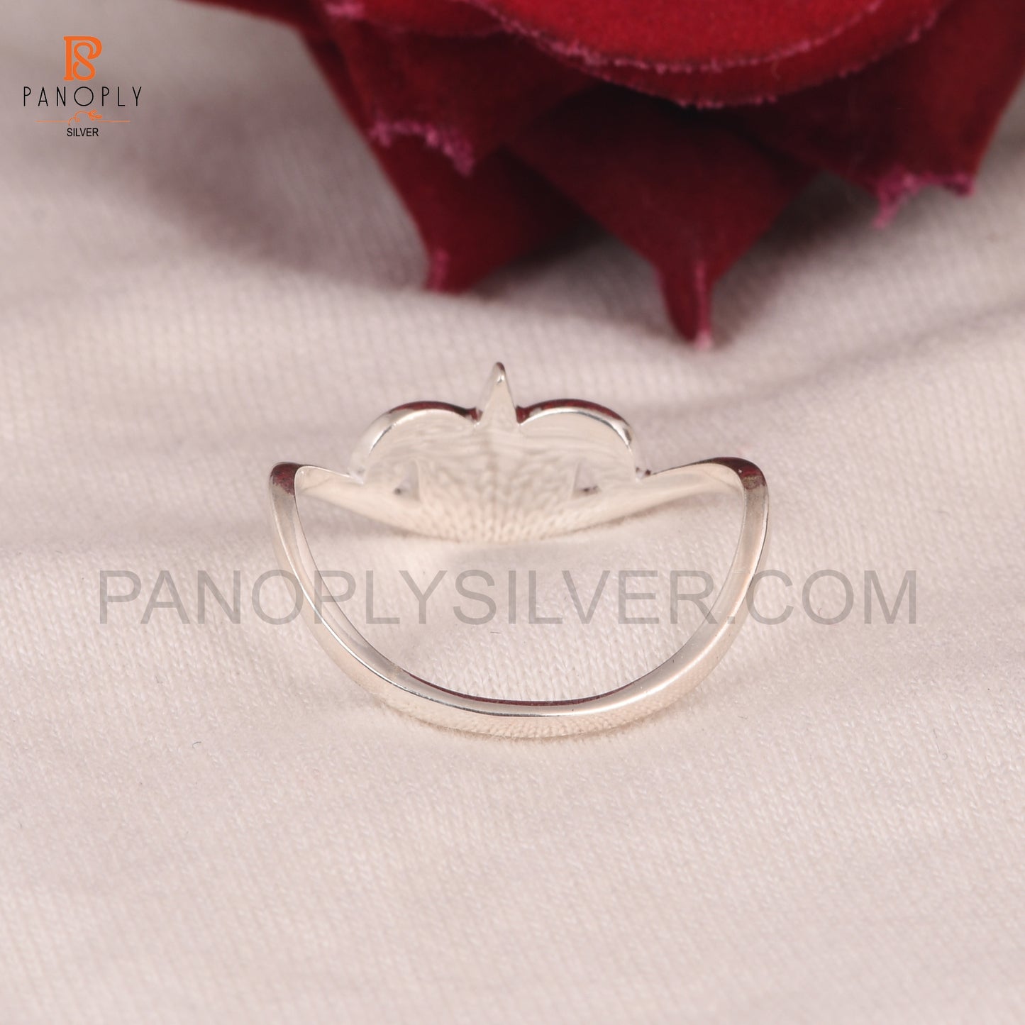 925 Sterling Silver Wave Band Rings Gift For Her