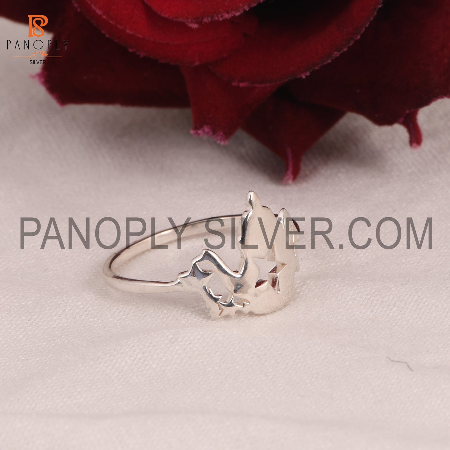 925 Silver Teapot Ring, Handmade Tea Kettle Jewelry