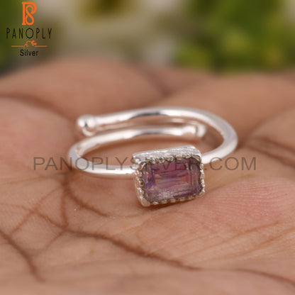 Amethyst Gemstone 925 Sterling Silver Ring