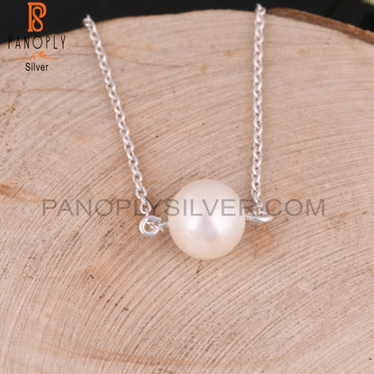 Pearl Round Shape 925 Sterling Silver Bracelet