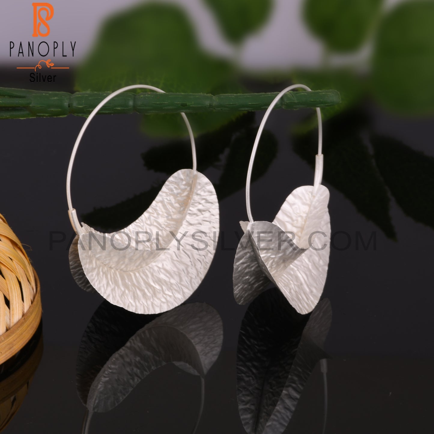 Big Fulani 925 Sterling Silver Hoop Earrings