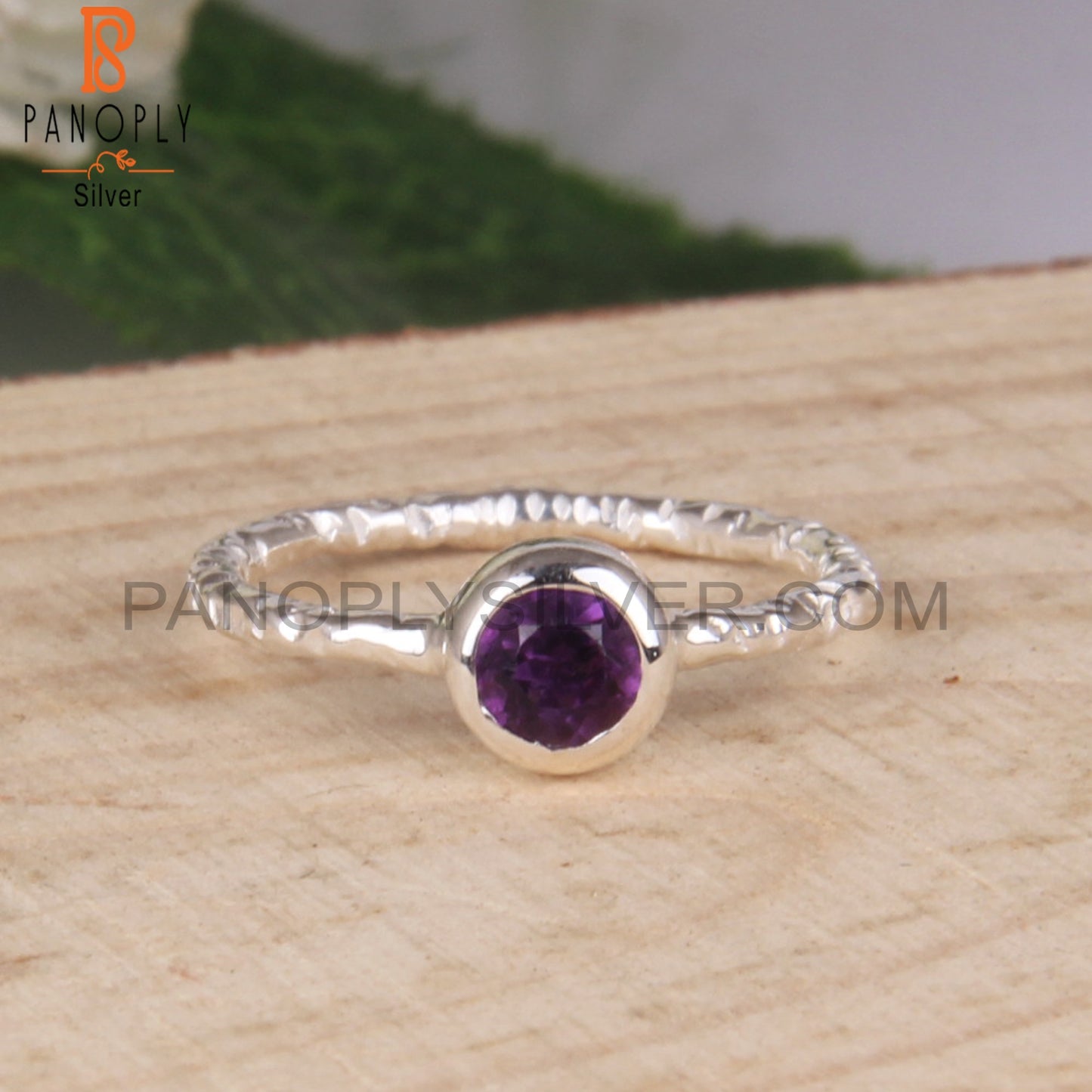 Amethyst 925 Sterling Silver Ring Handmade Jewelry