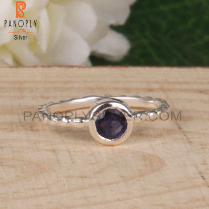 Iolite 925 Sterling Silver Regular Ring