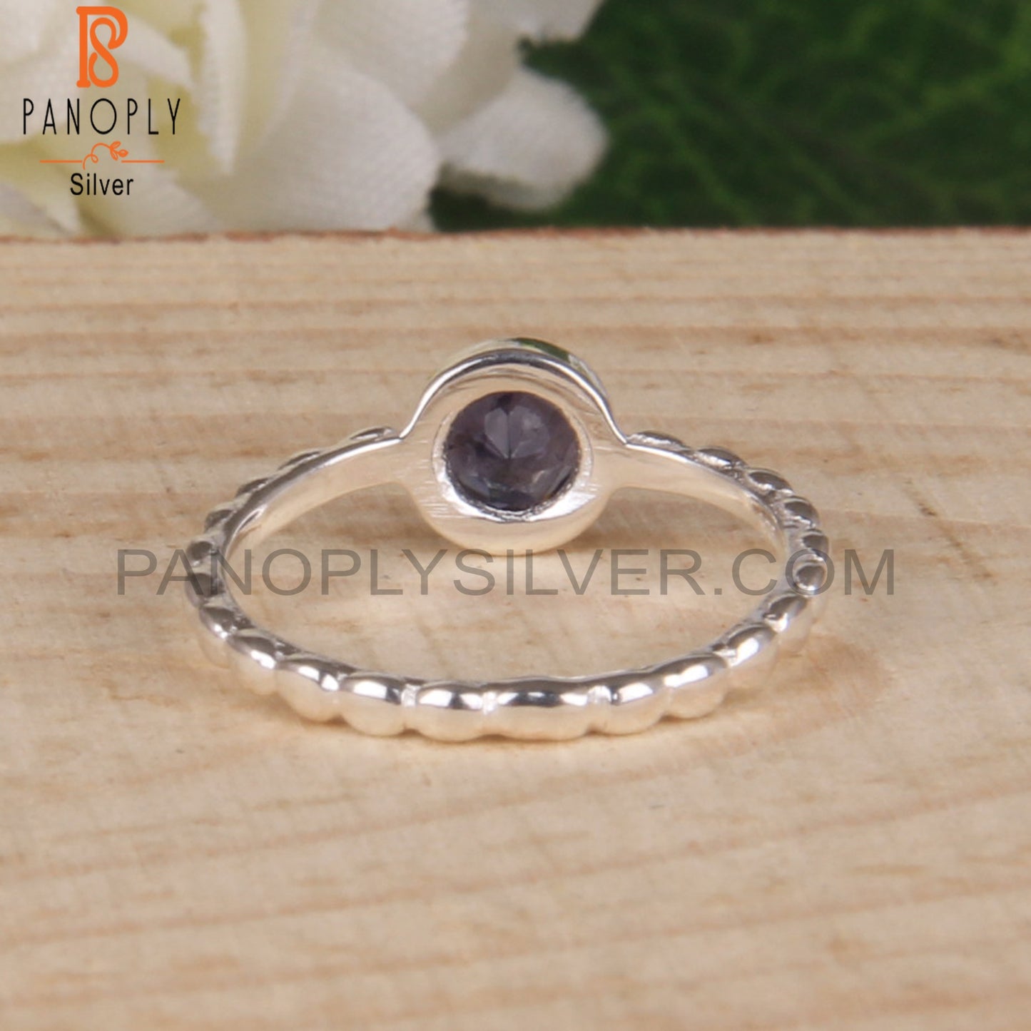 Iolite 925 Sterling Silver Regular Ring