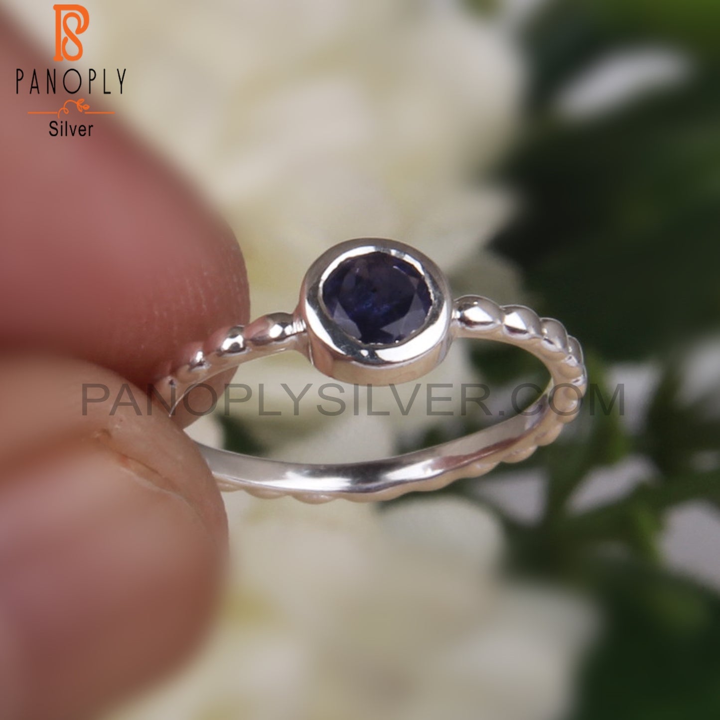 Iolite 925 Sterling Silver Regular Ring