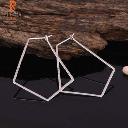 Geometrical 925 Sterling Silver Earrings