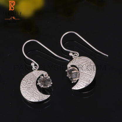 Herkimer Diamond 925 Silver Graduation Earrings