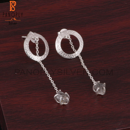 Herkimer Diamond Casual 925 Sterling Silver Earring